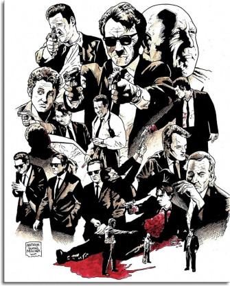 Amazon Susadaly Tarantino Film Wallpaper Wall Art