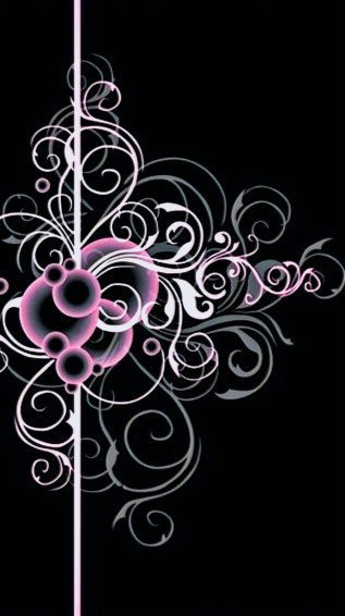 Pink Black And White Wallpaper