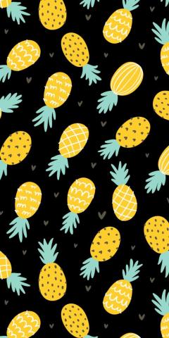 Perfect Combo Pineapples And Hearts Casetify iPhone Fruit