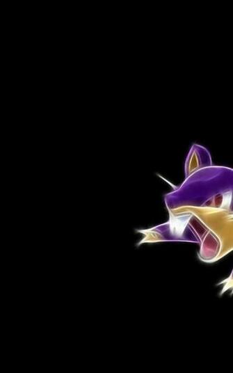 Pokemon Black Background Rattata