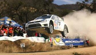 Volkswagen Polo Wrc Rally Auto White Car Sport Race In The