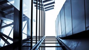 Abstract Glass Building Wallpaper Architecture
