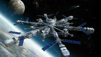 Wallpaper Art Futuristic Spaces Concept