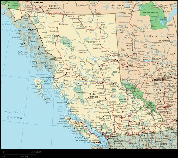 Maps Of Sub Regions In British Columbia