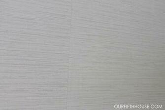 Our Fifth House Diy Grasscloth Wallpaper My First Wallpapering