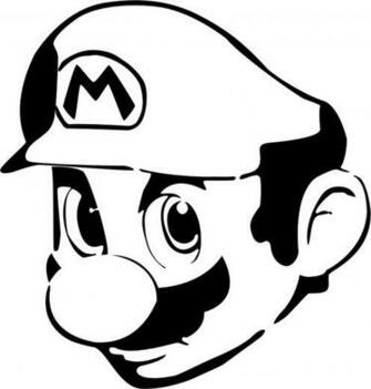 Mario Stencil Wallpaper