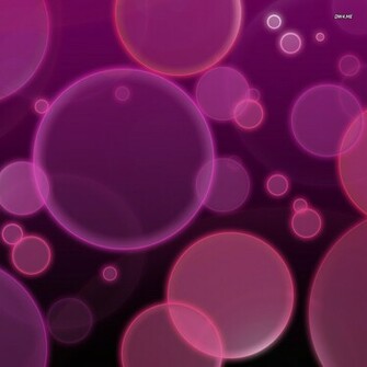 Pink Bubbles Wallpaper Abstract