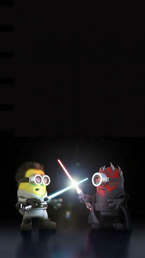 Funny Minion Shinoda iPhone Plus Wallpaper