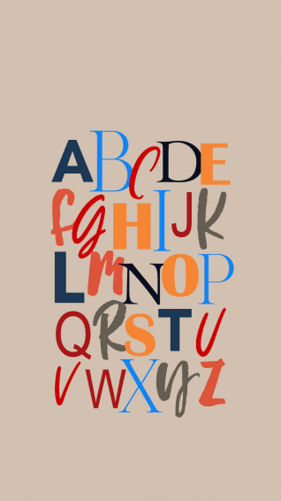 Alphabet Wallpaper
