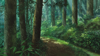Trees Studio Ghibli Forest 4k Green HD Wallpaper
