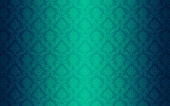 Aqua Damask Wallpaper Teal