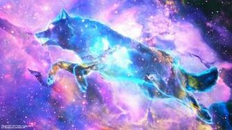 Galaxy Wolf Wallpaper Image