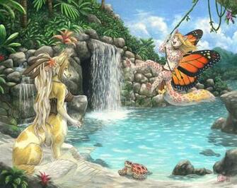 Tropical Lagoon Wallpaper Desktop