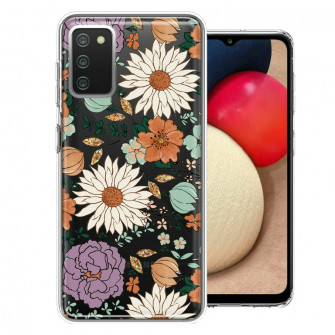 Mundaze Samsung Galaxy A02s Feminine Classy Flowers Fall Toned
