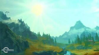 Paint Themed Main Menu Background Replacer Skyrim Modgames Net