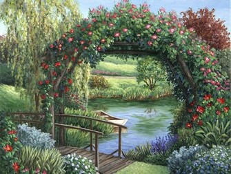 Pond Arts Wallpaper