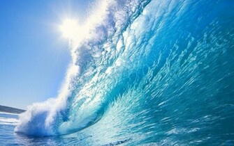 Awesome Wave Wallpaper To Decorate Background Like An Apple