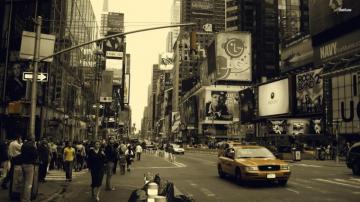 Times Square New York World Wallpaper Mike Ball