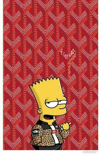 Goyard Red Pattern Hypebeast Cute Wallpaper