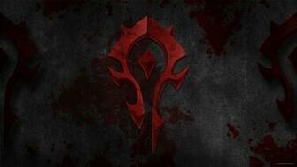 Wow Horde Logo Wallpaper By Gwinnblade Fan Art Games