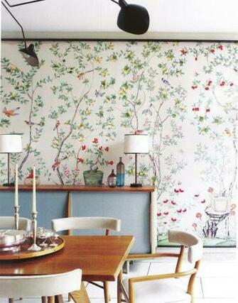 De Gournay Wallpaper Fish