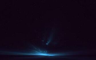 Space Deep Dark Blue Clouds Wallpaper