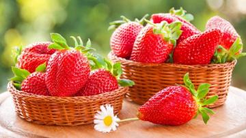 Wallpaper Strawberry 4k Food