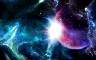 Wallpaper A Day Nebula Planet Purple Space