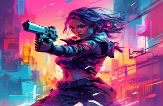 Girl With Gun Wallpaper