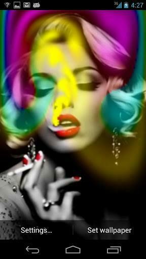 Marilyn Monroe Live Smoke Screenshot