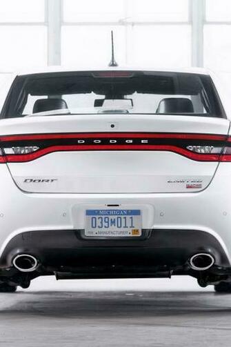 Dodge Dart Limited Rear iPhone Wallpaper HD