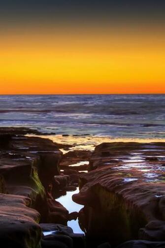 La Jolla Cove Sunset iPhone Wallpaper