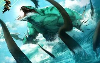 Wallpaper Sea Art Dota Juggernaut Ningyee7 Tidehunter