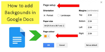 Add Background In Google Docs A Workaround