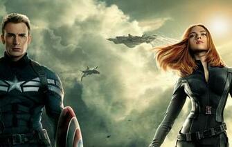 Wallpaper Scarlett Johansson Girl Action Red Men Guns Marvel