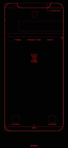 iPhone X In Wallpaper Apple
