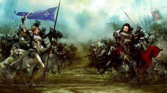 Desktop Wallpaper Bladestorm Armor Swords Warriors