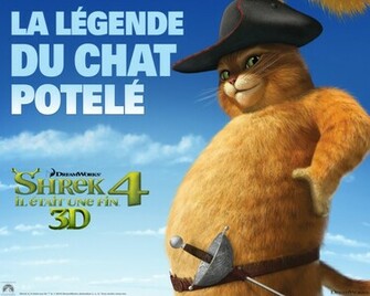 Wallpaper Shrek Chat Potte Potele Fond D Cran