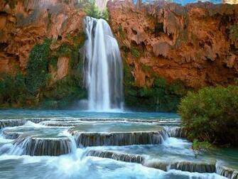 Havasu Falls Is The Second Waterfall In Canyon And It