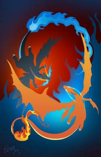 Mega Charizardx Vs Charizardy By Elyoncat