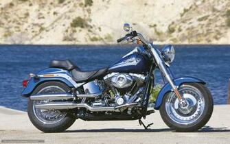 Harley Davidson Softail Fat Boy Wallpaper HD