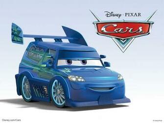 Dj The Custom Car From Disney Pixar Movie Cars Wallpaper