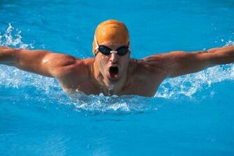 Wallpaper Man Swimmer Movement Pool HD Background