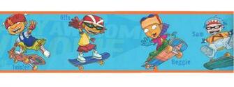 Rocket Power Boys Room Wall Paper Border