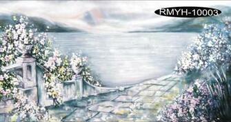 China Oil Painting Background Backdrop