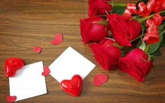 Image Of Romantic Love Flowers Wallpaper