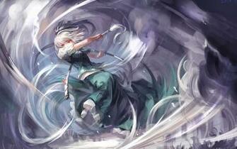 Anime Konpaku Youmu Girls Touhou Wallpaper