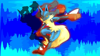 Mega Lucario iPhone Wallpaper By