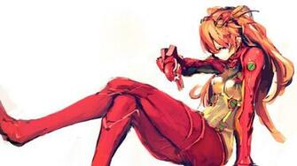 Evangelion Asuka Langley Soryu Simple Background Wallpaper