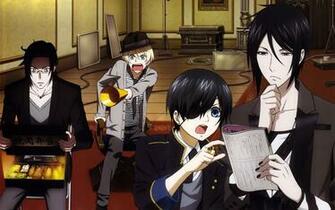 Anime Black Butler Guys Hat Sunglasses A Ring Ciel Phantomhive